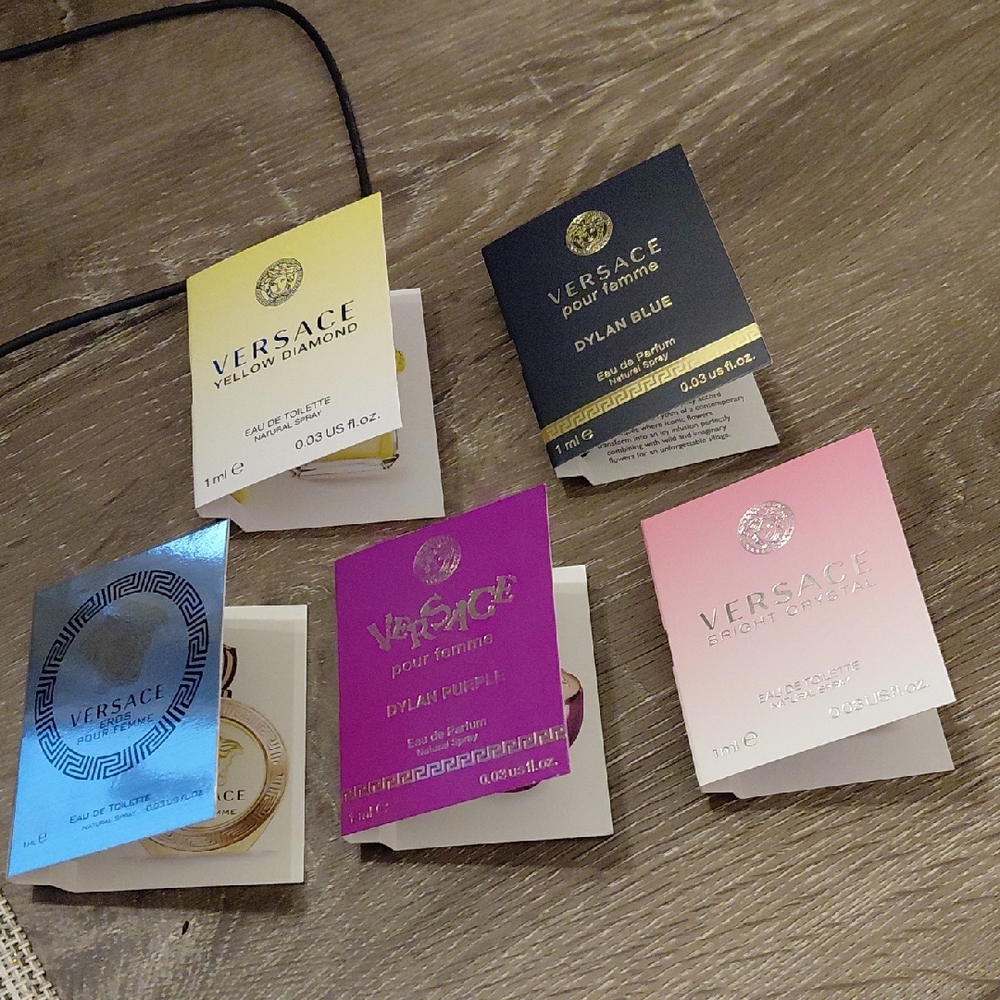 Versace Fragrance Collection 5pc SAMPLE